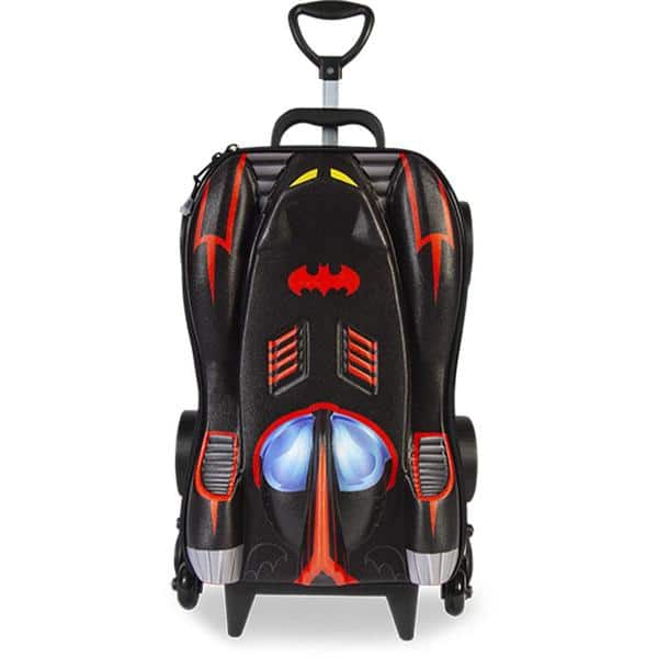 Mochila Escolar Infantil de Rodinhas Batman DC em EVA Maxtoy - PT 1 UN